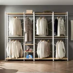 [텐바이텐]철제 드레스룸 시스템 행거 옷장 정리 오픈 인테리어