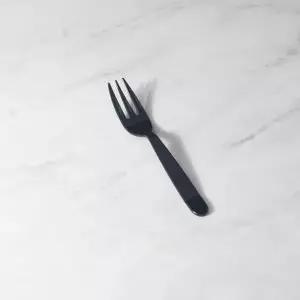 [텐바이텐]일회용미니포크 125mm 개별포장 블랙 4000개 일회용샐러드포크