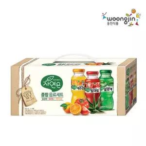 웅진 자연은종합음료세트 180mL 48병/사과/음료수/토마토/주스/음료/블루베리/쥬스/오렌지/알로에