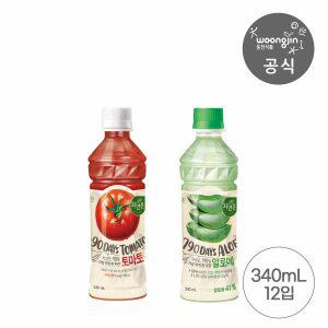 [웅진식품]  자연은 토마토/알로에 340mL 12개