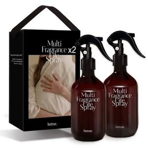 헤트라스 섬유탈취제 멀티스프레이 300ml x 2개 플라워샵 선물세트 섬유향수 룸스프레이