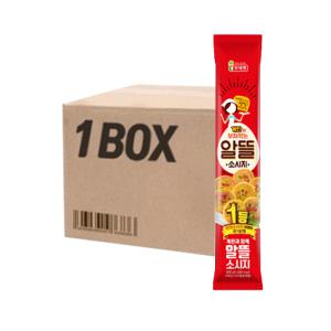 롯데 알뜰소시지 500gX15EA 1BOX 추억의 분홍 옛날 소세지 계란 반찬 도시락
