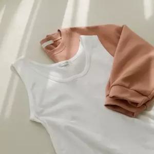 [엘리시아] 30% 신년 특가 [MADE] 만능 루즈 레이어드 나시 T