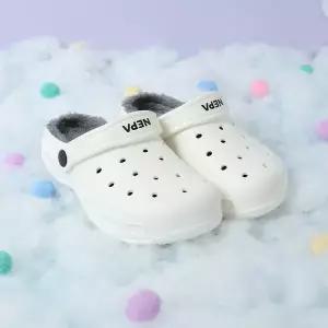 [하프클럽/네파]네파키즈 여성 라운드 클로그 샌들 화이트 KJGEC07-WH