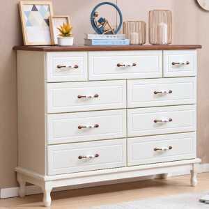 1400서랍장 와이드 원목 서랍장 옷 수납장 10단 서랍