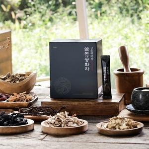 김소형 삼본 쌍화차 쌍화진액 분말 저당 전통 쌍화 고명 파우더 스틱