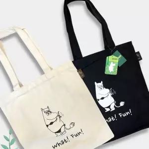 [라일리] Rly 무민 캐릭터 캔버스백 가벼운 천가방 백