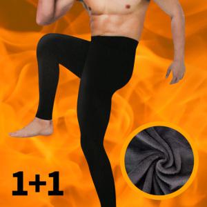 1+1 남성 융 기모 타이즈 겨울 남자레깅스 쫄바지 내복 바지 현장직 택배 군인 속바지