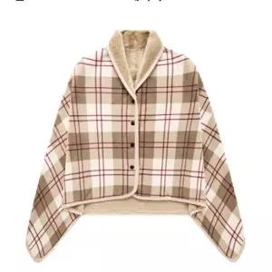 어깨 무릎 겨울 밍크 퍼 극세사 단추 숄 망또 담요