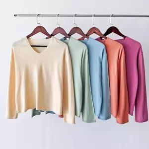 라운드니트 베이직 티 니트 오피스룩 겨울 루즈핏 롱