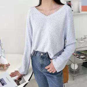 빅사이즈라운드넥 여자니트 터틀넥 라운드니트 롱 티