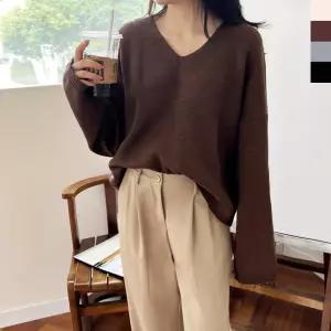 가을 오버핏 겨울 기본핏 봄 루즈핏 오피스룩 롱니트