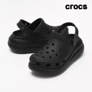 크록스 크러쉬 클로그 성인 샌들 블랙 207521-001