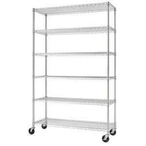 NSF 메탈 와이어 6단선반