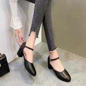 러블리 메리제인 플랫슈즈 스트랩 펌프스 하객룩코디