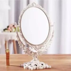 타원형 엔틱 양면거울 회전 탁상거울 WFFWPQ7