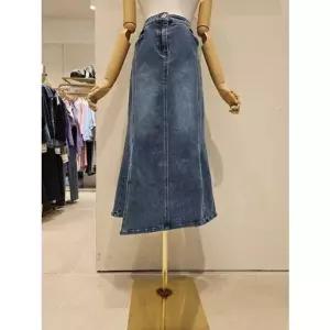 [갤러리아] [SI]레이스 배색 머메이드 데님 스커트(SHK2135SS)