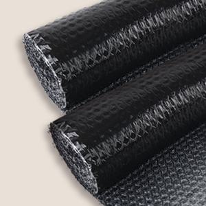 7중 단열 뽁뽁이 에어캡 창문 유리창 베란다 버블랩 물없이 붙이는 노워터 100CM X 10M 암막 검정 블랙