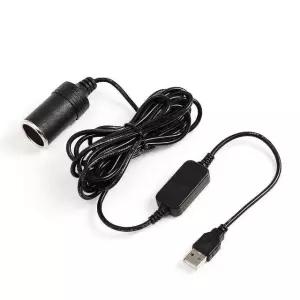 시거잭 승압케이블 5V 12V 조절기 연장 충전기 차량용 (WFHS1QF)