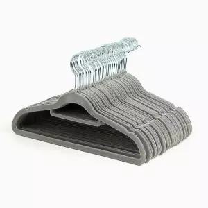 라운드 옷걸이 30p 그레이 자켓 세탁소 정장 회전고리 (WFHRX2H)