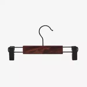 고품질 원목 바지걸이 5p 24cm 옷가게 치마 나무 옷걸이 (WFHRX5K)