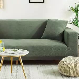 고품질 2인용 소파커버 그린 사계절 패브릭 리폼 스판 (WFHRX68)