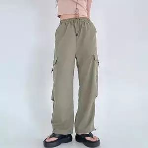 여성 허리 밴딩 쿨 여름 소재 배기팬츠