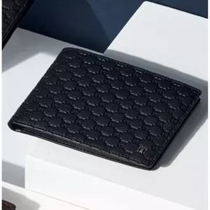 닥스 액세서리 25FW [반지갑][LOUIS][루이스] 네이비 유럽 수입가죽 루이스 엠보 DD 패턴 DBWA5F373N2