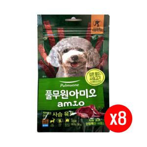 풀무원 아미오 자연담은 간식 사슴 육포 50g x 8개