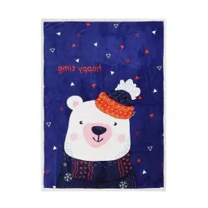 양털패턴 극세사 담요 아기 이불 침대 침구 (WFHKAQP)