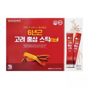 더존건강 6년근 고려 홍삼 스틱 26포 젤리형