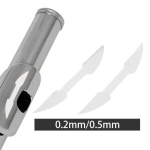 Xiao Dizi 음악가를 2개 조각 플루트 마우스피스 포지셔닝 스티커 패드