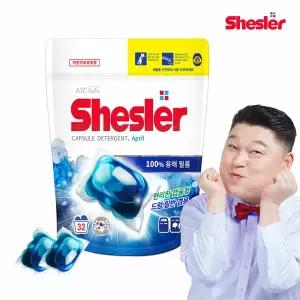 [아토세이프]쉬슬러 캡슐 세탁세제 에이프릴 32개입 1개