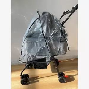 반려견 유모차 레인커버 방수 방풍 개모차 덮개 1p (WFJBTK0)