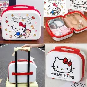 헬로키티 기내용 미니 캐리어 레디백 베어 화이트 캐릭터 14인치 여행 가방 보스턴백 보조 서머 