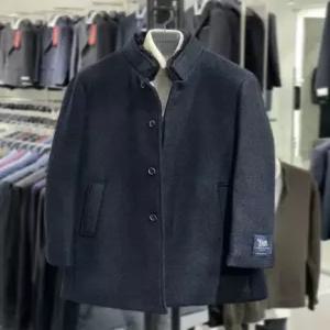 [트루젠] 트루젠 (모피탈부착) 이태리수입 구스다운 프리미엄 울블랜드 패딩코트 2444CL510410