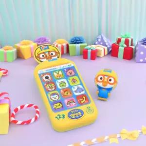 뽀로로 까꿍 스마트폰 장난감 숫자놀이 전화기 핸드폰 멜로디완구 아기 핸드폰 소리 음악