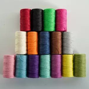 천연 수세미실 컬러 햄프실 염색 마끈 2mm 100M