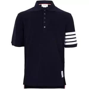 톰브라운 25FW 네이비 사선 폴로 티셔츠 MJP136G 07976 415