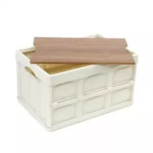 캠핑수납박스 폴딩박스 캠핑박스 56l 캠핑 테이블 멀티 수납