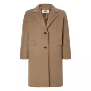 닥스 여성 24FW [스테디셀러][캐시미어100%] 세피아 스티치 포인트 롱 코트 WKCO4D925S2