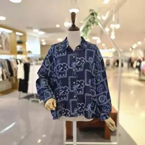 [멜로디가든]M25F9B110_사각꽃 청남방