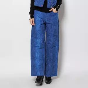 [디아스토리]데님라이크 일자 패딩 팬츠 (AHWPPT80)-BLUE