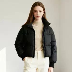 [타임딜 기획특가][샐리] 집업포켓하이넥박시패딩_I5D-CPD008