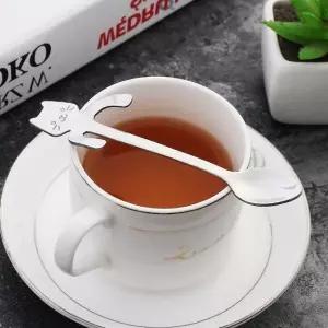 고양이 팔 컵걸이 티스푼 거치 디저트 스테인리스 (WFB99C1)