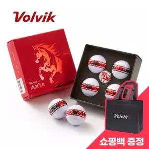 [26년형]볼빅골프 2026년 적마 에디션 360퍼팅라인 골프공 4구(3피스)+볼마커