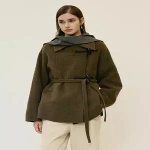 [나이스클랍] N254MWCA44 하프 더플코트