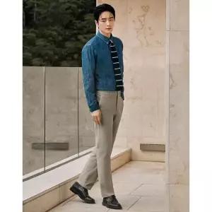 다니엘크레뮤 3종세트 25FW 워시드 코튼 라이크라 치노 1069621