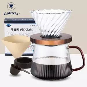 투웨이 라운드 핸드드립세트 플리츠 서버 커피드리퍼 세트 650ml CRPV)