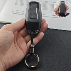 아우디 A3 A5L Q6 A6L A7 Q7 Q3 Q5 신형 2025 자동차 키 케이스 커버 나노 TPU 투명 블랙 폰 키체인 액세서